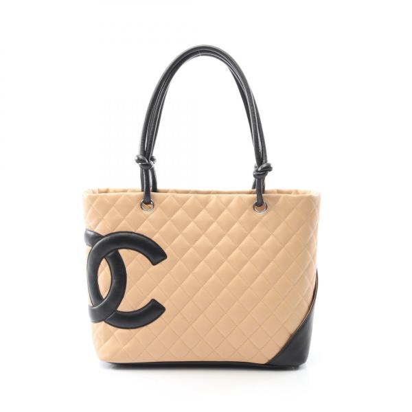 シャネル　カンボンライントートバック　ラージ CHANEL（シャネル） カンボンライン ラージ ブランドオフ ラムスキン