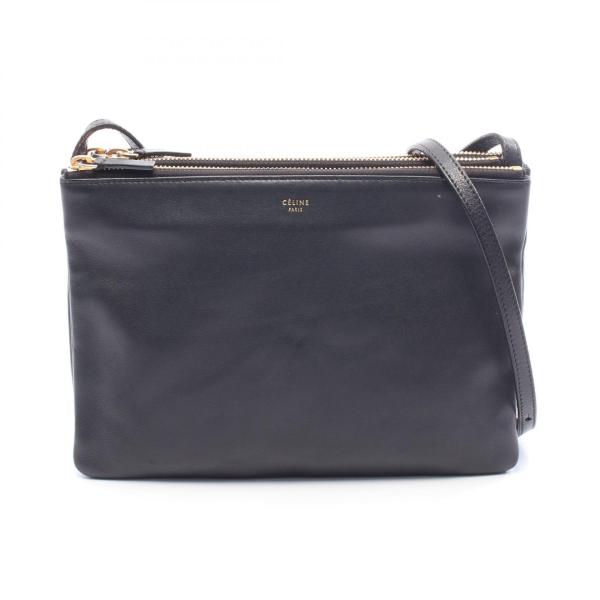 CELINE セリーヌ TRIO LARGE トリオ ラージ ブランドオフ レザー