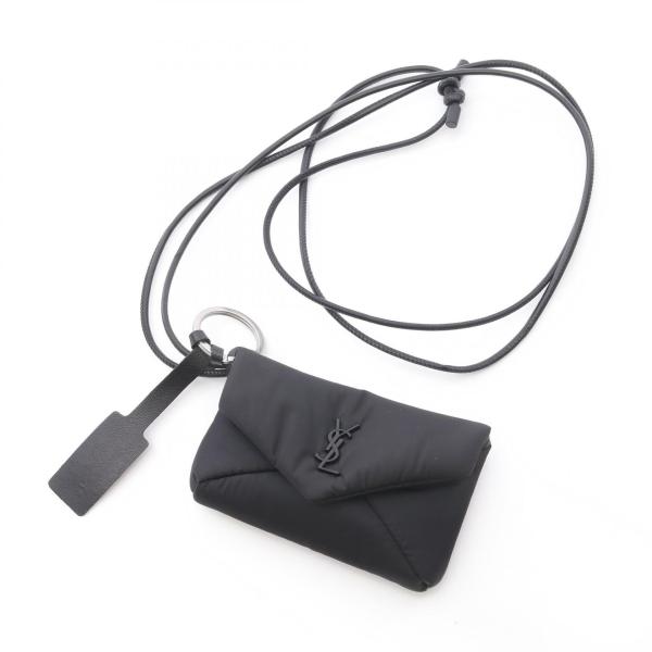 サンローランパリ SAINT LAURENT PARIS カサンドラ ミニ エンベロープ ポーチ バッグ ナイロン レディース ブラック系 797979FADKQ1000 【新品】 サンローランパリ カサンドラ ミニ エンベロープ ブランドオフ SAINT