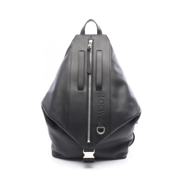 LOEWE（ロエベ） コンバーチブル ブランドオフ レザー リュックサック