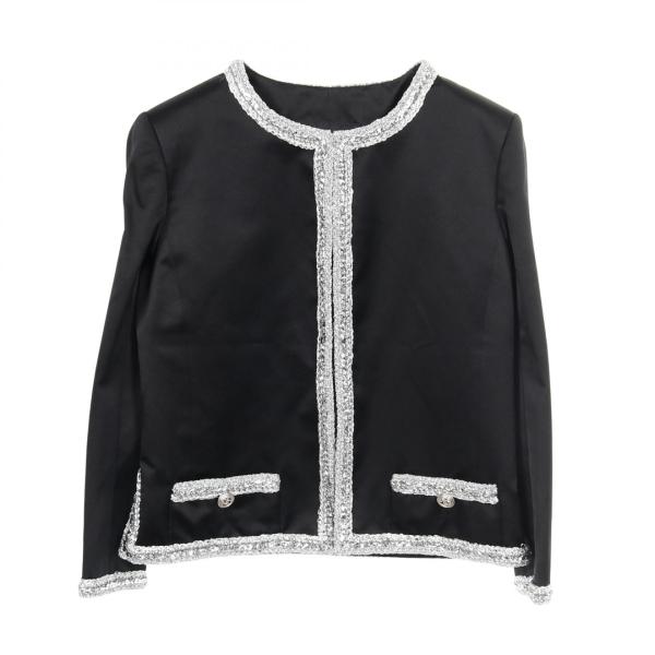 CHANEL（シャネル） ココマークボタン ブランドオフ シルク ノーカラー
