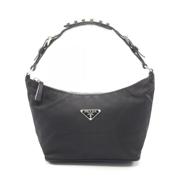 【未使用】極美品 PRADA ポーチ トライアングルロゴ ナイロン 白タグ PRADA（プラダ） トライアングルロゴ アクセサリーポーチ ブランドオフ