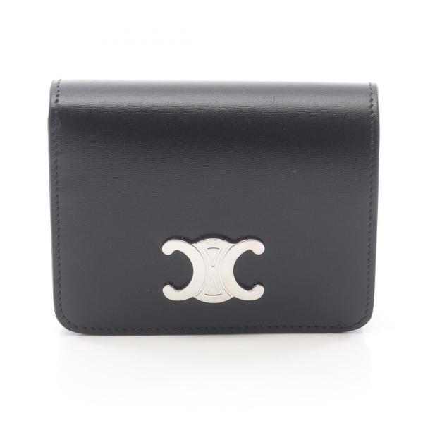 【美品】 CELINE セリーヌ 二つ折り財布 マカダム トリオンフ レザー 楽天市場】CELINE セリーヌ マカダム トリオンフ ウォレット 2つ折り