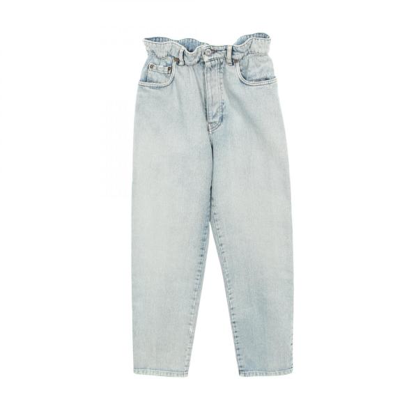 ミュウ ハイウエスト ブランドオフ Miu コットン デニムパンツ 中古