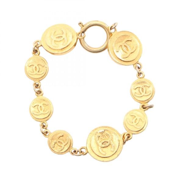 【正規品】CHANEL シャネル ゴールド クリスタル ブレスレット 金メッキ CHANEL（シャネル） ココマーク ブランドオフ CHANEL GP（ゴールド