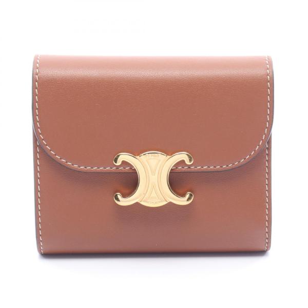 セリーヌ　三つ折り　財布　スモールトリオンフ　シャイニースムース　ラムスキン 楽天市場】【ｸｰﾎﾟﾝ5%OFF】セリーヌ／CELINE 