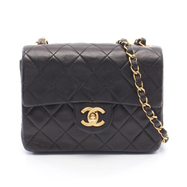 ひとみっち CHANEL マトラッセ　ブラック ラムスキン CHANEL（シャネル） ミニマトラッセ ブランドオフ ラムスキン（羊革