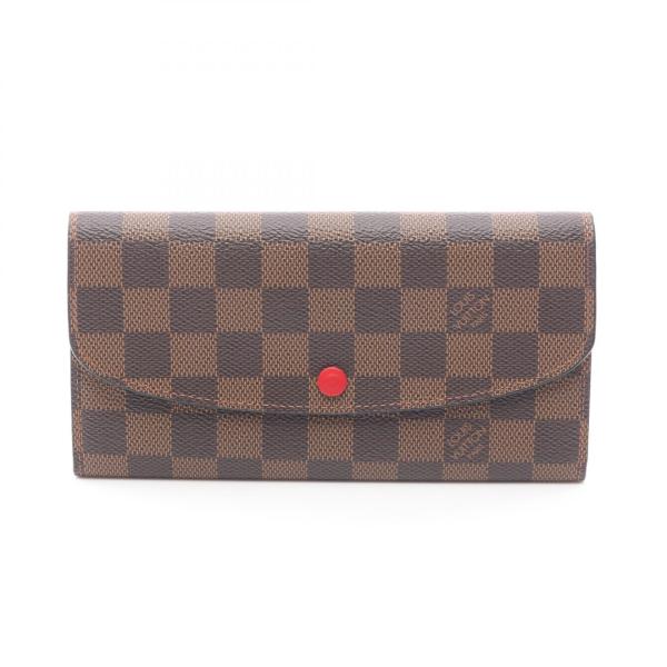未使用級美品★ルイヴィトン ダミエ エミリー 長財布 二つ折り財布 レディース ルイヴィトン ダミエ ポルトフォイユサラ 二つ折り長財布 札入れ 小物