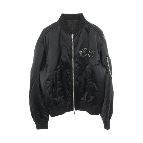 ディオール Dior DIOR × KENNY SCHAR ボンバージャケット ブルゾン 衣料品 アウター ナイロン メンズ ブラック系 【中古】 ディオール DIOR × KENNY SCHAR ボンバージャケット ブランドオフ Dior