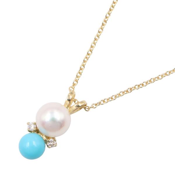 TIFFANY&CO ティファニー 750 パール 2Pダイヤ ネックレス TIFFANY&CO ティファニー 750 パール 2Pダイヤ ネックレス TIFFANY&CO