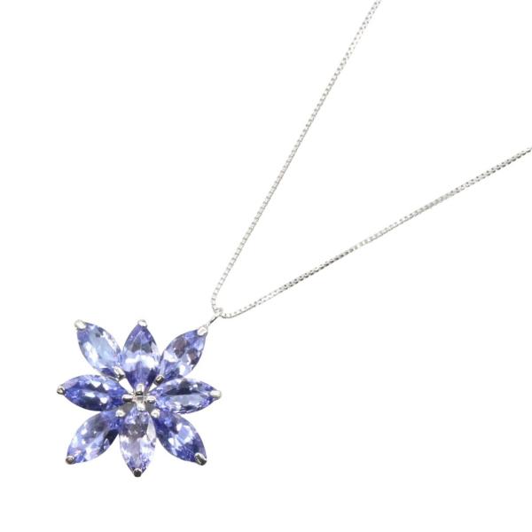 ジュエリー タンザナイト ネックレス ブランドオフ JEWELRY K18WG