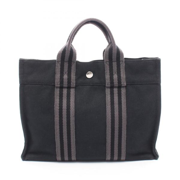 超美品♡HERMES エルメス フールトゥ　レア品　キャンバス地　トートバッグ HERMES（エルメス） 爆買 フールトゥPM ブランドオフ キャンバス