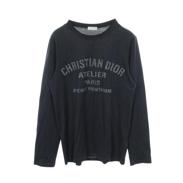 ⭐︎期間限定価格⭐︎JADORE DIOR ネイビー 長袖Tシャツ Mサイズ ディオール ATELIER アトリエ ブランドオフ Dior コットン 長袖Tシャツ