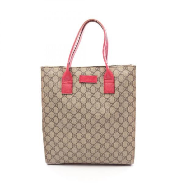 GUCCI 美品　スプリーム コーティングキャンバス　トートバッグ mike-museum_2101219957302