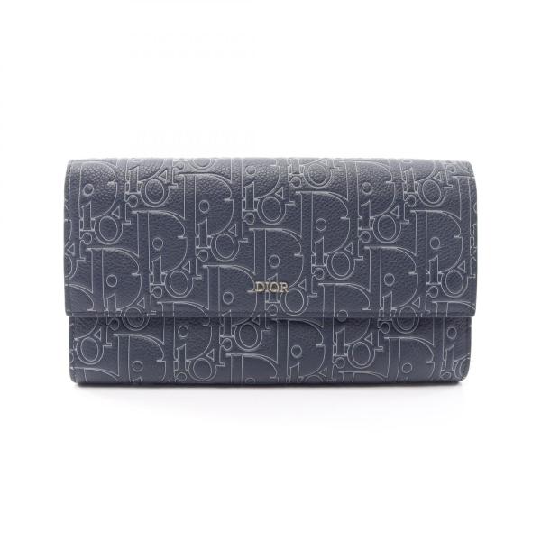 Dior ディオール 二つ折り長財布 ロングフラップウォレット グラビティアウトライン ディオール ロングフラップウォレット グラビティアウトライン