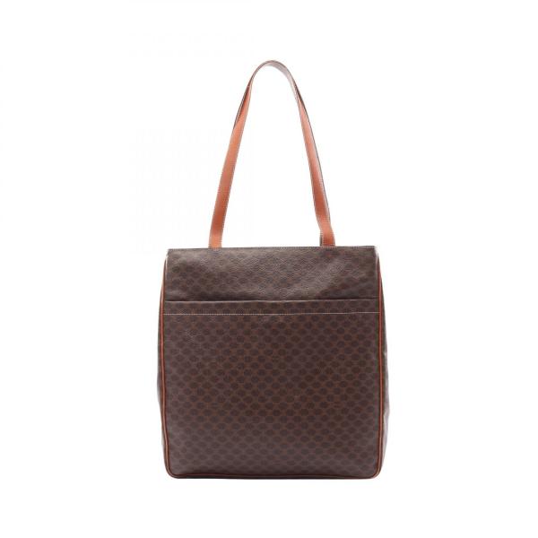 【美品】CELINE セリーヌ　トートバッグ　マカダム　A4可能 CELINE（セリーヌ） マカダム ブランドオフ CELINE PVCコーティング