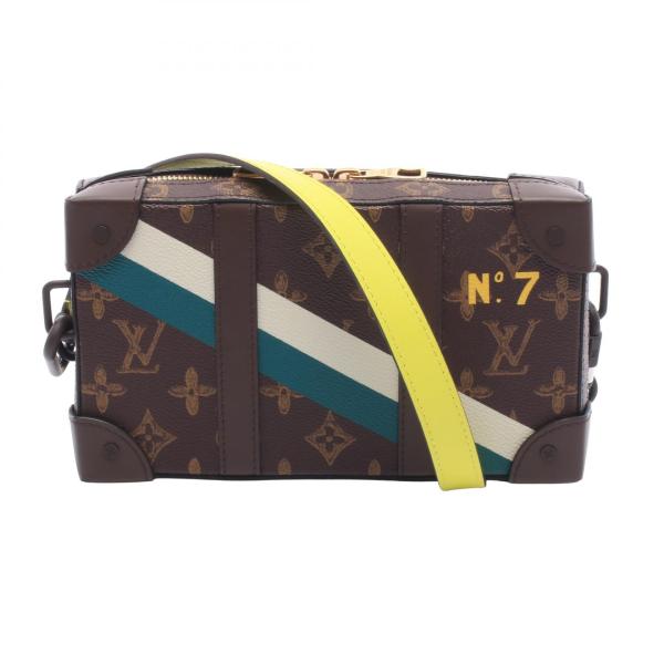 美品 ルイヴィトン モノグラム ソフト トランク ウォレット ショルダーバッグ LOUIS VUITTON（ルイ・ヴィトン） ソフトトランク ウォレット