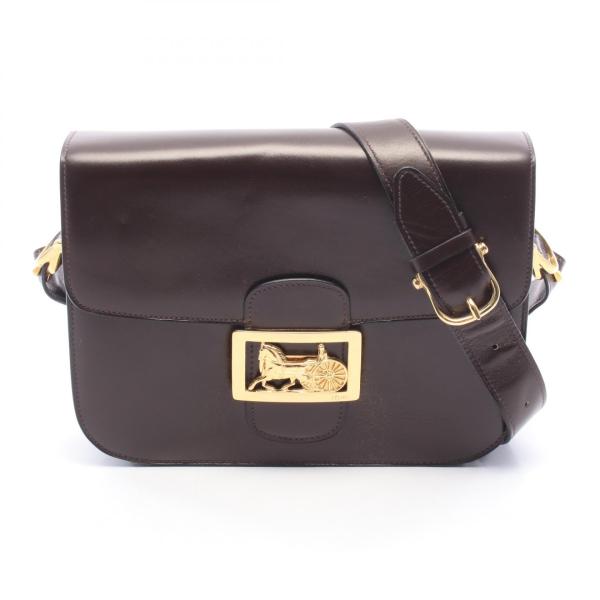 CELINE（セリーヌ） ホースキャリッジ ブランドオフ レザー ショルダー