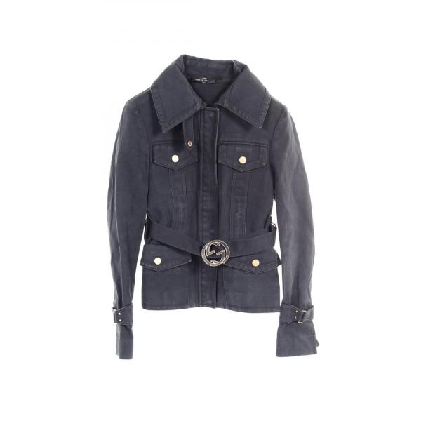 （専用）GUCCIグッチインターロッキングナイロンジャケット GUCCI】グッチ『インターロッキングGパデット 中綿ジャケット size48