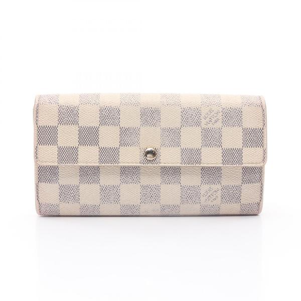ルイヴィトン✨長財布✨ダミエアズール✨ポルトフォイユサラ❤️フォロー割あり❗️ LOUIS VUITTON（ルイ・ヴィトン） ルイ ヴィトン 長財布 ダミエ