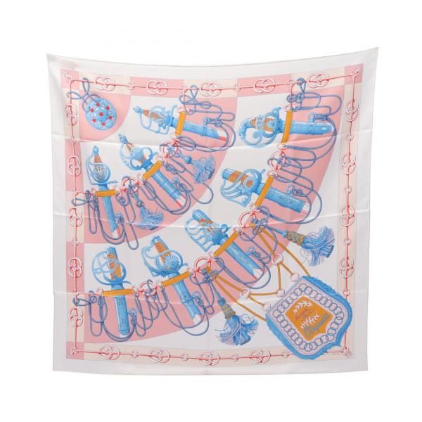 HERMES（エルメス） カレ90 CLIQUETIS ブランドオフ シルク スカーフ