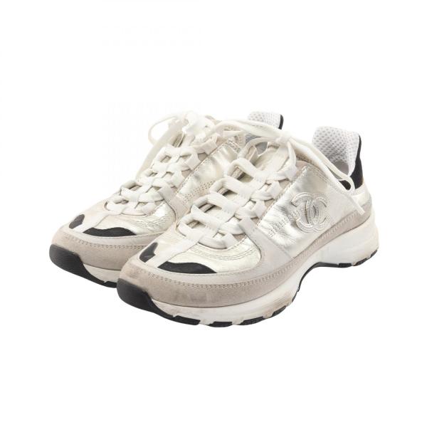 CHANEL（シャネル） ココマーク ブランドオフ レザー スニーカー