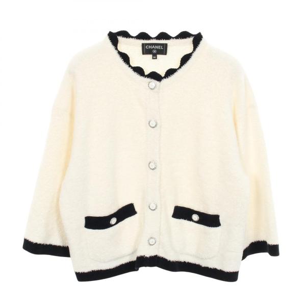 【新品タグ付き】CHANEL シルクキャミ＆カーディガン セット カーディガン - シルク、エクリュ — ファッション | CHANEL シャネル