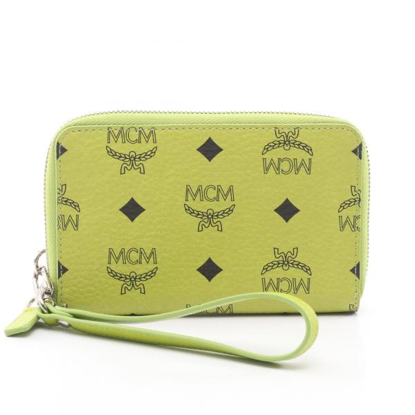 MCM（エムシーエム） ヴィセトス ブランドオフ レザー ラウンド財布