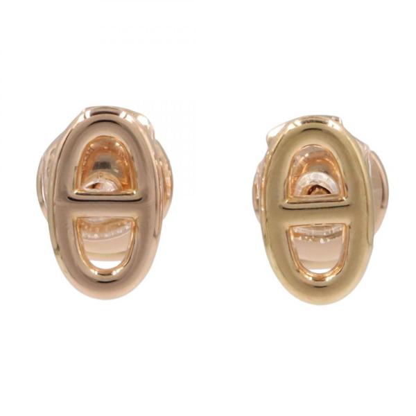 未使用 HERMES エルメス　ピアス　シェーヌダンクル アンシェネ　K18PG HERMES（エルメス） シェーヌダンクル ピアス ブランドオフ HERMES