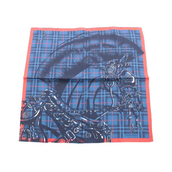エルメス　プチカレ カレ45 CHEVAL PUNK スカーフ HERMES（エルメス） プチカレ カレ45 CHEVAL PUNK ブランドオフ シルク