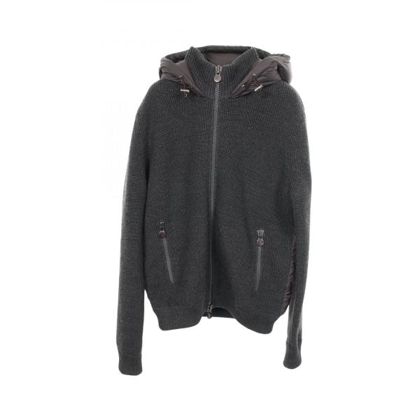 MONCLER（モンクレール） ニット切替 フード付き ブランドオフ