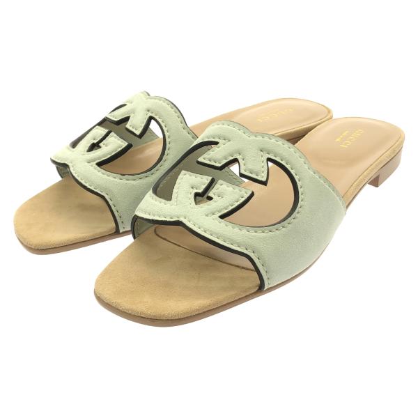 GUCCI（グッチ） インターロッキングGカットアウトスライドサンダル