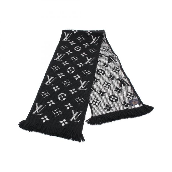 【値下げ】美品 ルイヴィトン エシャルプ ロゴマニア シャイン マフラー LOUIS VUITTON（ルイ・ヴィトン） エシャルプ ロゴマニア シャイン