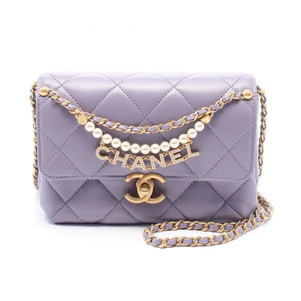 シャネル ラムスキン ミニ マトラッセ フラップ ショルダー バッグ レザー. CHANEL（シャネル） マトラッセ ミニフラップバッグ ブランドオフ