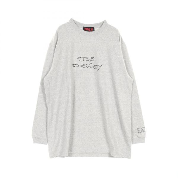 CVTVLIST Ed Hardy CTLS 長袖Tシャツ カットソー カタリスト CVTVLIST × Ed Hardy ブランドオフ コットン カットソー