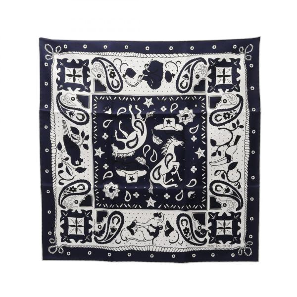 HERMES（エルメス） カレ55 シルクバンダナ55 ANIMAUX BANDANA