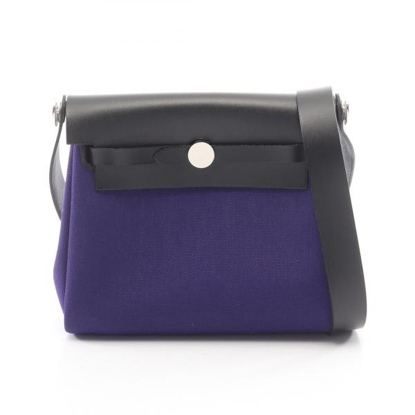 ⭐️美品⭐️HERMESエルメス エールラインバサスMMシャルダーバック A4収納 HERMES（エルメス） エールバッグジップ ミニ ブランドオフ キャンバス