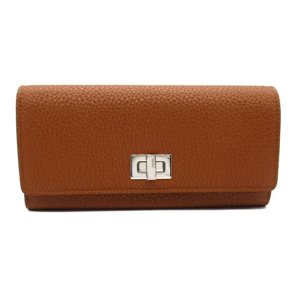 FENDI（フェンディ） ピーカブー ZIP長財布 ブランドオフ レザー 二