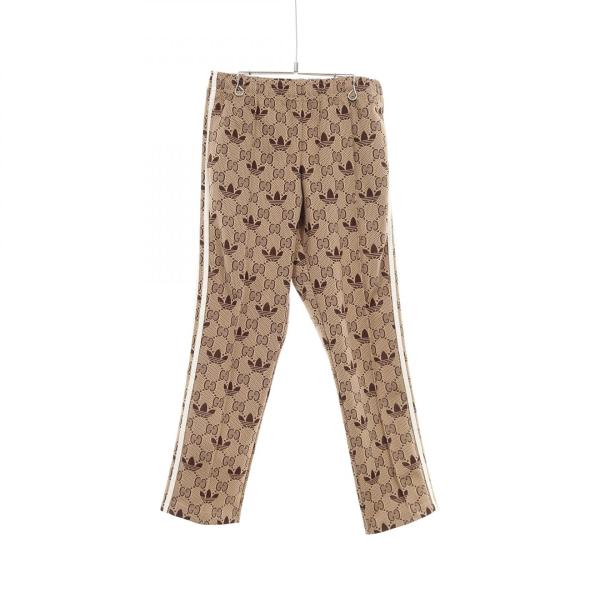 【最終値下げ】グッチxアディダス トレフォイルジャガードパンツGG柄 GUCCI（グッチ） × adidas GG トレフォイル ジャカード ブランドオフ