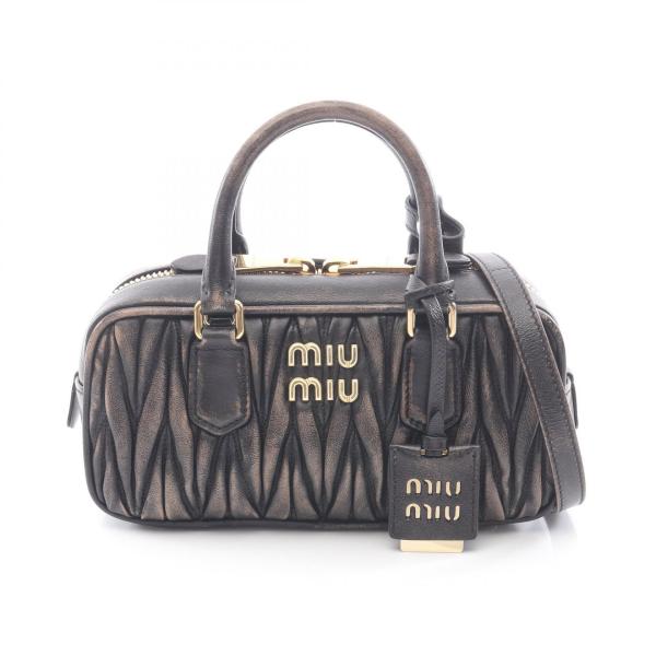 ミュウ MATELASSE マテラッセ ブランドオフ Miu レザー ハンドバッグ