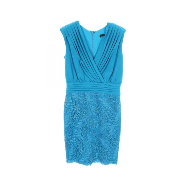 タダシショージ　ワンピース タダシショージ Short Cocktail Lace Pleated Dress ブランドオフ
