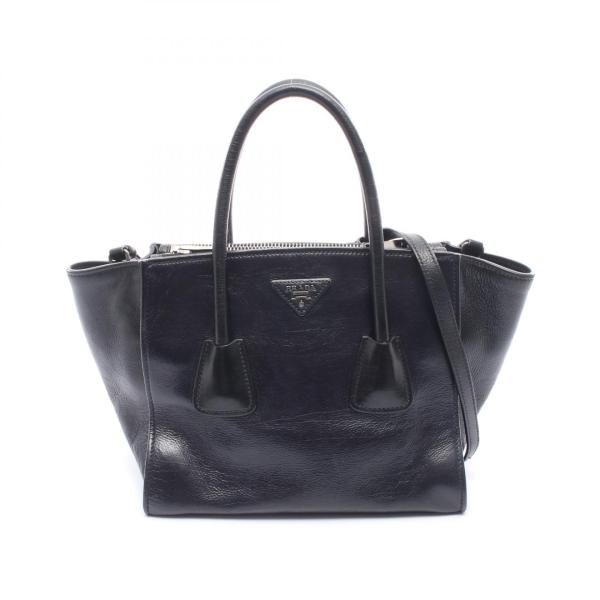 PRADA GLACE CALF 2WAY ハンドバッグ PRADA（プラダ） GLACE'CALF 2WAY ブランドオフ レザー ハンドバッグ