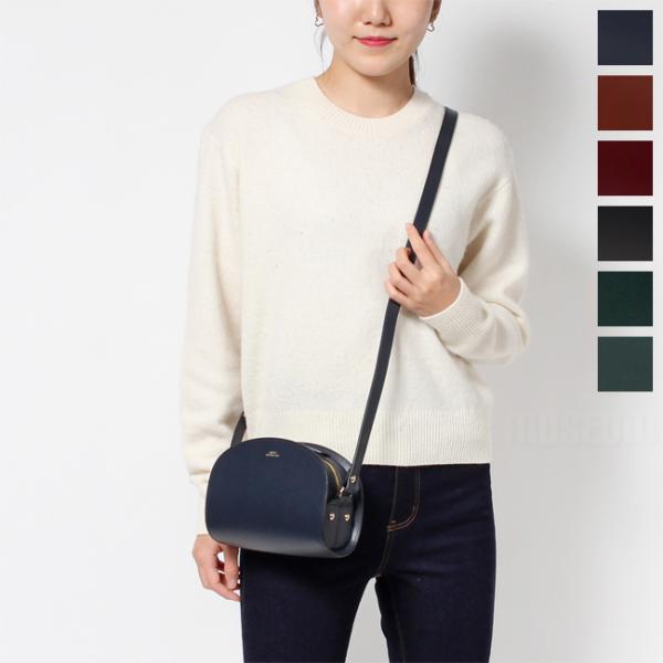 A P C Apc アーペーセー ショルダーバッグ ハーフムーン レディース Demi Lune Mini スムースレザー Pxawv F 送料無料