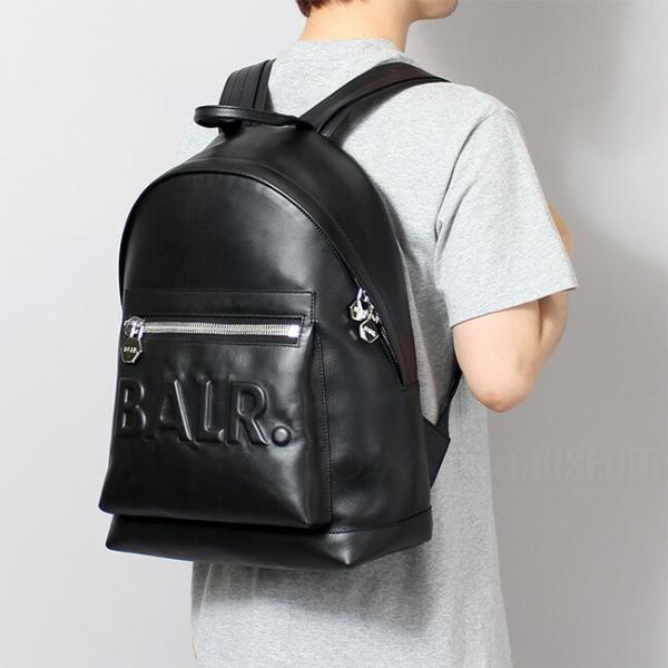 ボーラー BALR. リュック バックパック BACKPACKS レザー ブラック