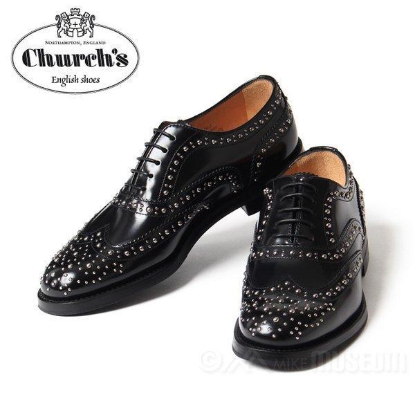 Churchs チャーチ レディース 革靴 レザーシューズ スタッズ バーウッド Burwood Met 8746 01 送料無料 Chc 8746 01 インポートセレクトmikemuseum 通販 Yahoo ショッピング