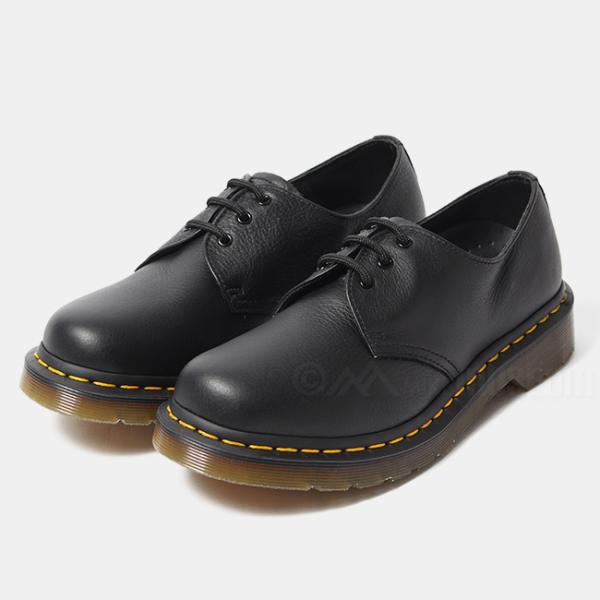 Dr.Martens ドクターマーチン シューズ 革靴 1461 VIRGINIA LEATHER OXFORD SHOES メンズ レディース  3ホール イエローステッチ 24256001 0322CP