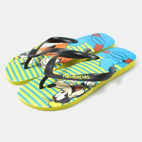 ハワイアナス Havaianas ビーチサンダル メンズ レディース Disney Neon Stylish Yellow Sa 59 特売