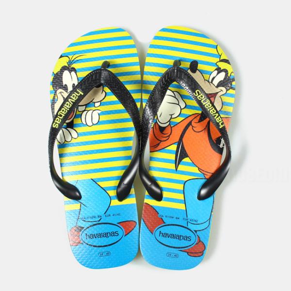 ハワイアナス Havaianas ビーチサンダル メンズ レディース Disney Neon Stylish Yellow Sa 59 特売