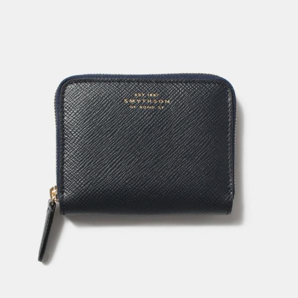 スマイソン Smythson 財布 ウォレット Panama Small Zip Around Purse ラウンドジップ レザー メンズ レディース ネイビー Smt インポートセレクトmikemuseum 通販 Yahoo ショッピング