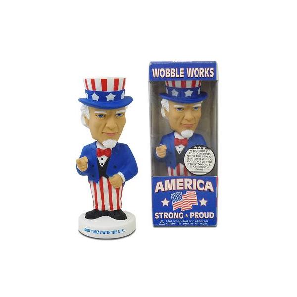 アンクルサム フィギュア 約15cm ボビンヘッド 楽天市場】◎【FUNKO】ファンコ ボビンヘッド アンクルサム Uncle Sam